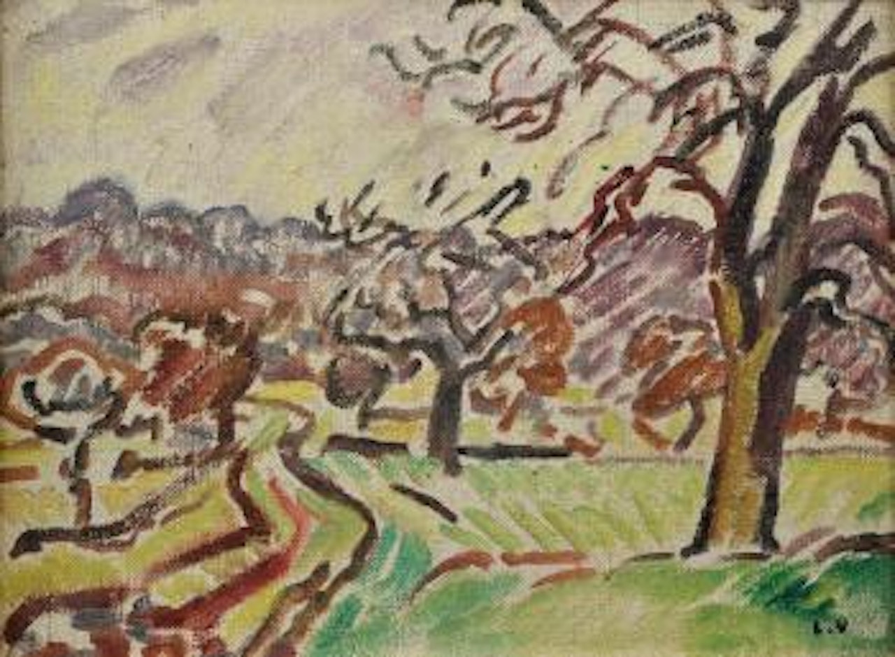 Paysage de forêt by Louis Valtat