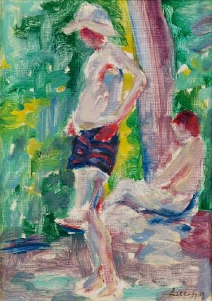 La baignade by Maximilien Luce