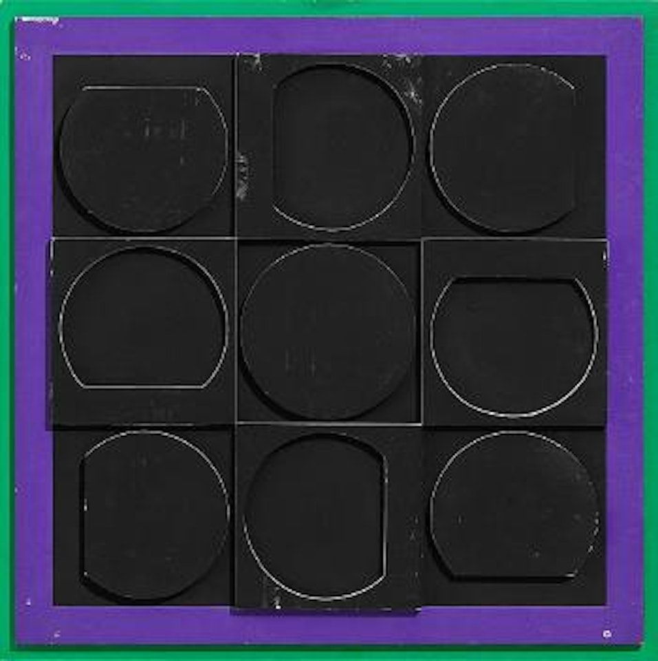 Eclipse positif by Victor Vasarely