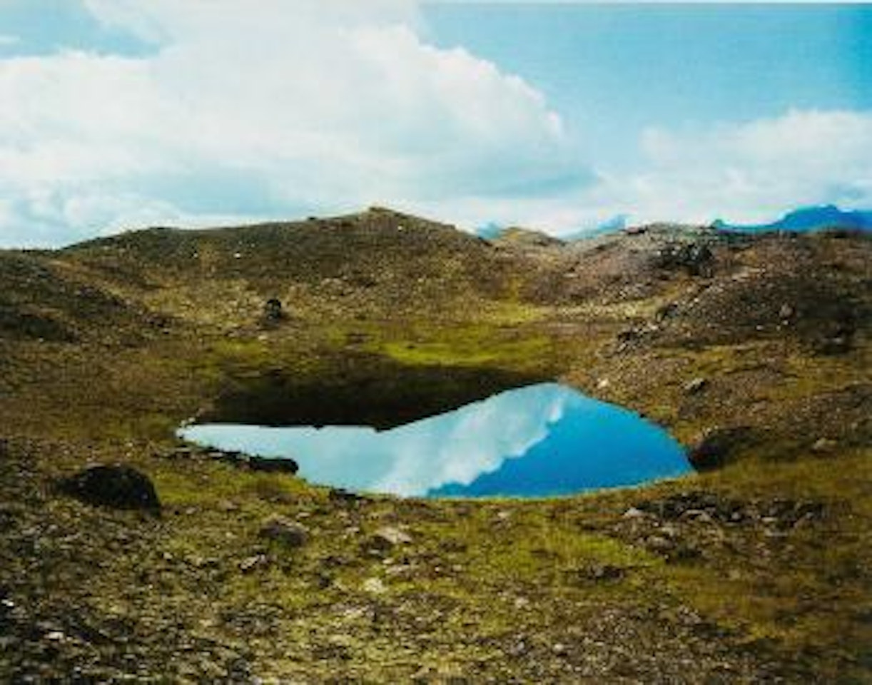 Landscape with a lake, Iceland by Olafur Eliasson