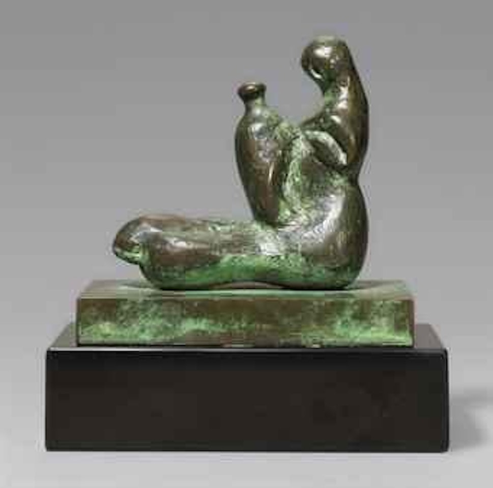 Oblong Mother And Child by Henry Moore