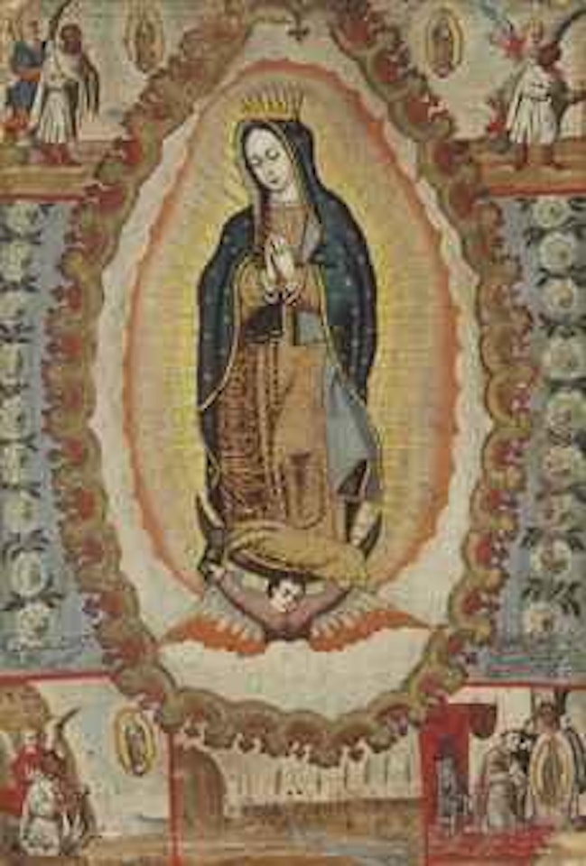 Virgen de Guadalupe by Mexican School