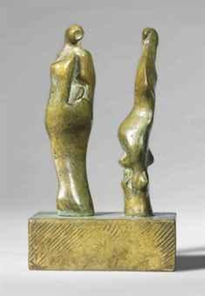 Two Standing Figures: Twisting by Henry Moore