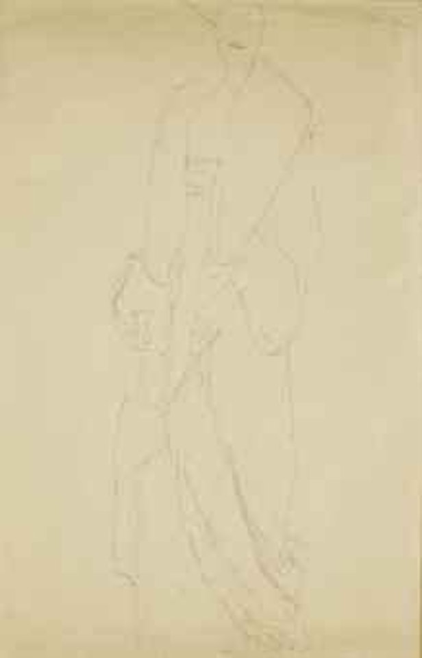 Study for the portrait of Adele Bloch-Bauer II by Gustav Klimt
