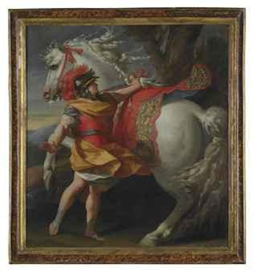 Alexander the Great and the horse Bucephalus by Simon Vouet