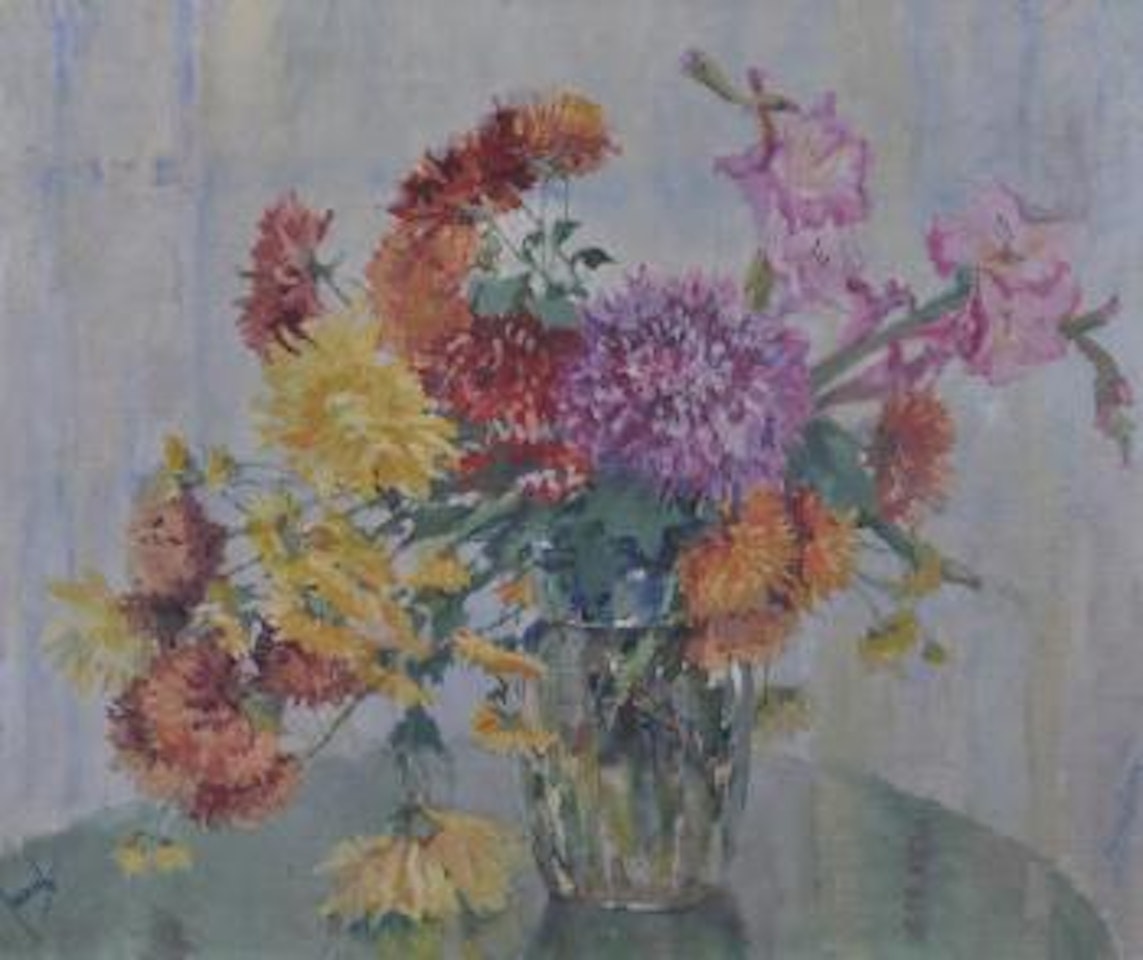 Chrysanthemums by Edward Cucuel