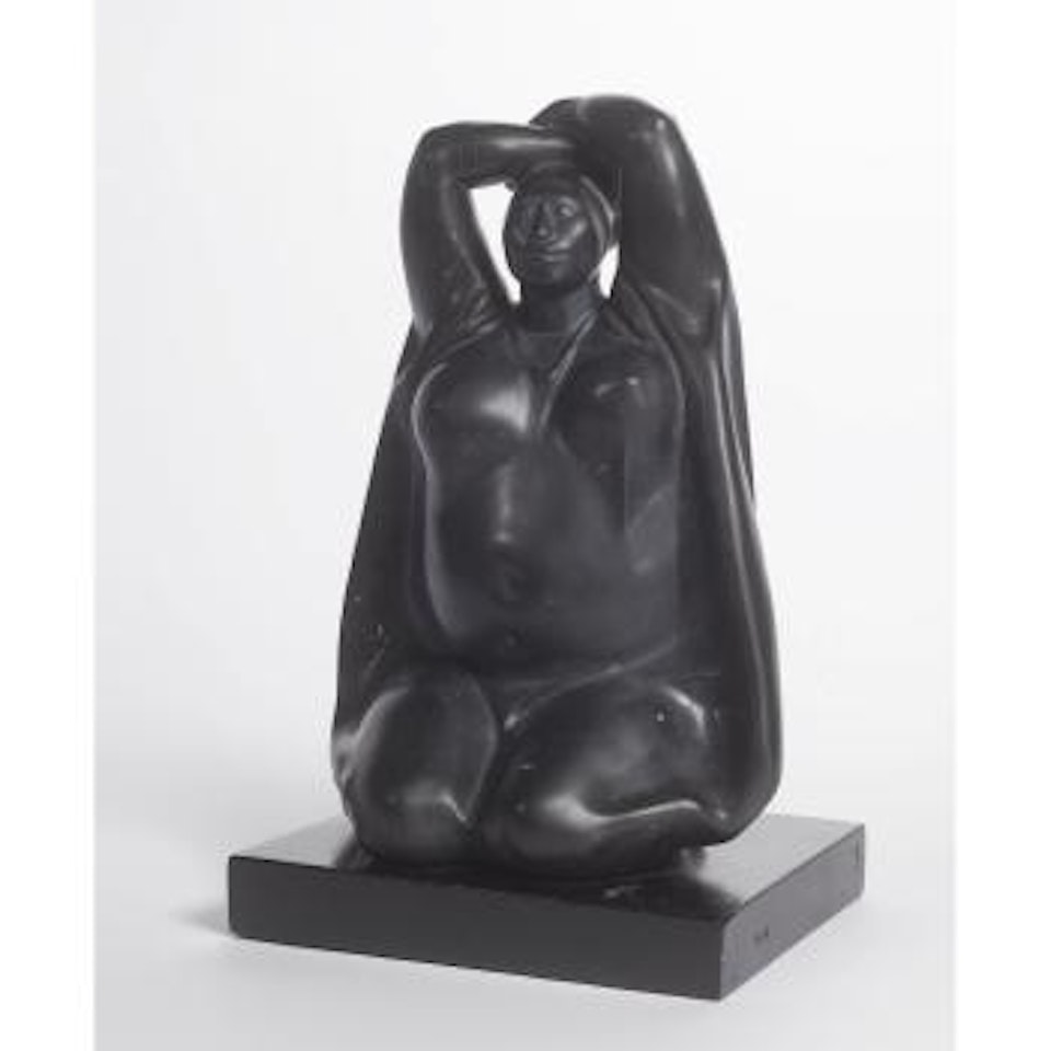 Mujer De Rodillas Con Las Manos En La Cabeza by Francisco Zuñiga