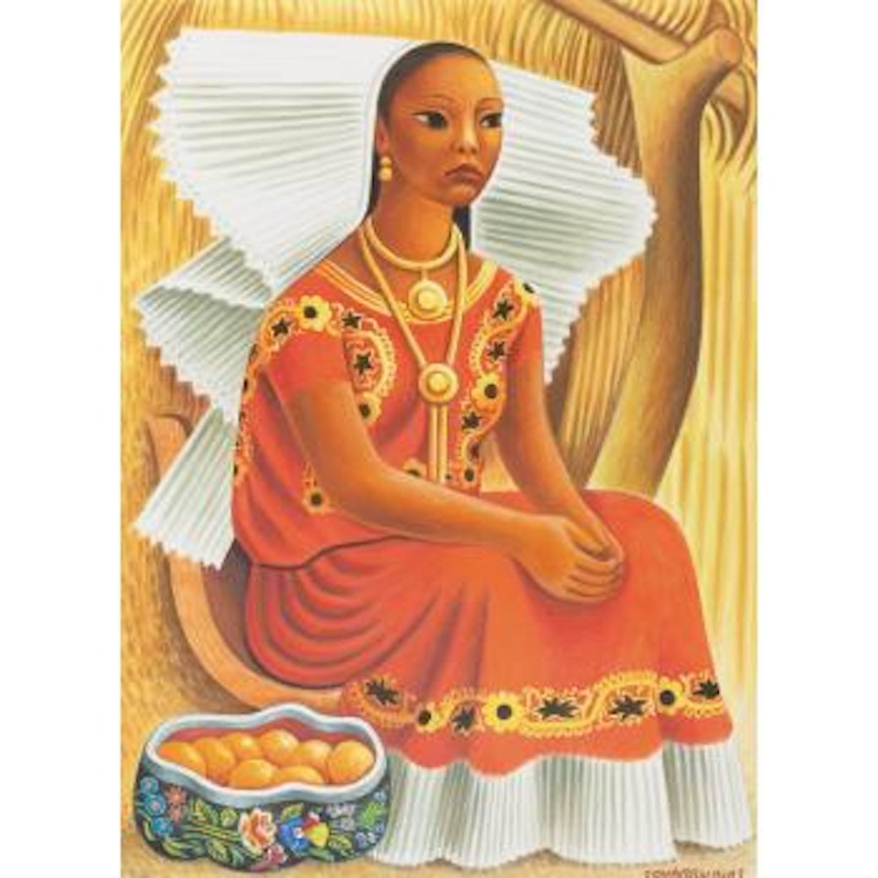 Niña Vestida Para Fiesta by Miguel Covarrubias
