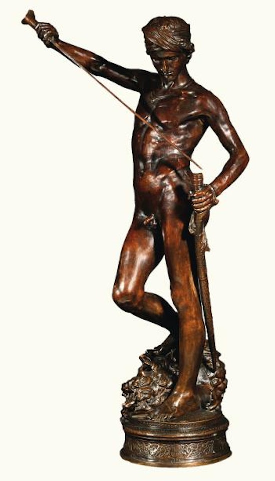 David Vainqueur (Version Nue) by Marius Jean Antonin Mercie
