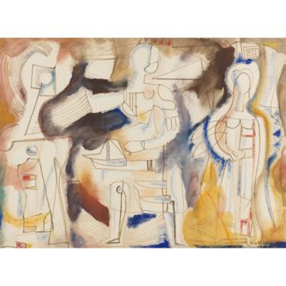 Tres Figuras by René Portocarrero