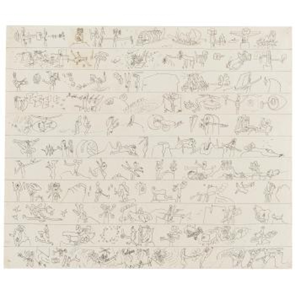 Study For No Lo Sabía by Roberto Matta