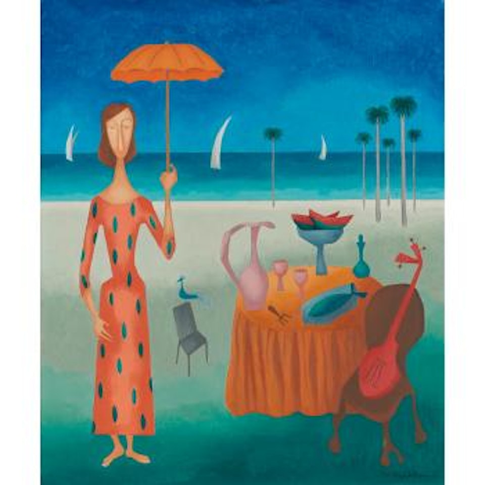 Desayuno En La Playa by Cundo Bermudez