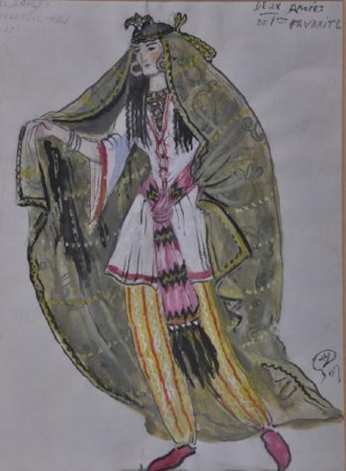 The Polovtsian dancers from the Opera Le Prince Igor by Mstislav Valerianovich Dobuzhinsky
