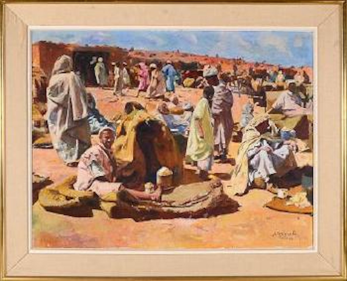 Marché à M’Zamer by Jacques Majorelle