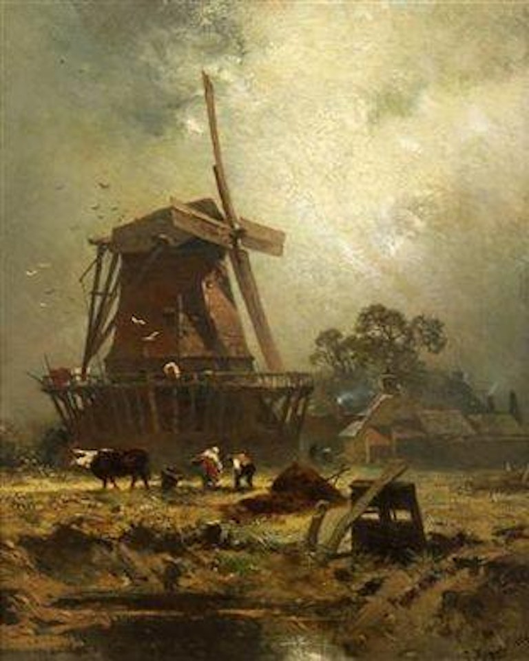 A windmill by Charles Hoguet