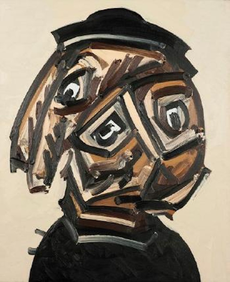 Portrait imaginaire by Antonio Saura