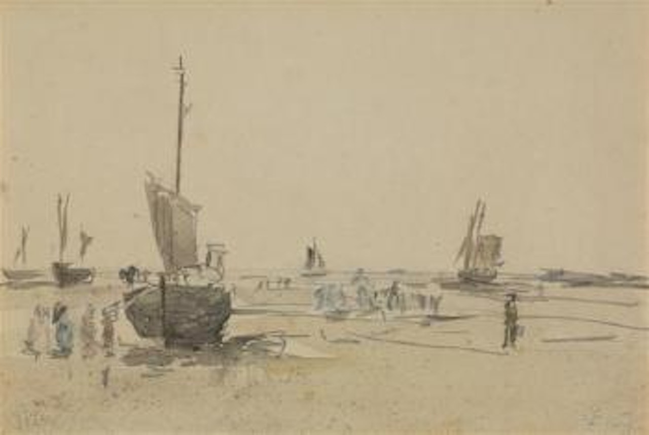 Bord de mer by Eugène Boudin