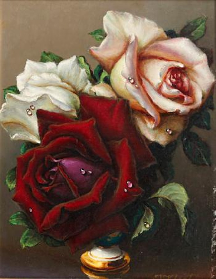 Still lifes of roses by Irene Klestova