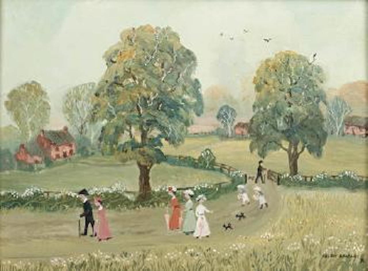 It was June, lovely June by Helen Bradley