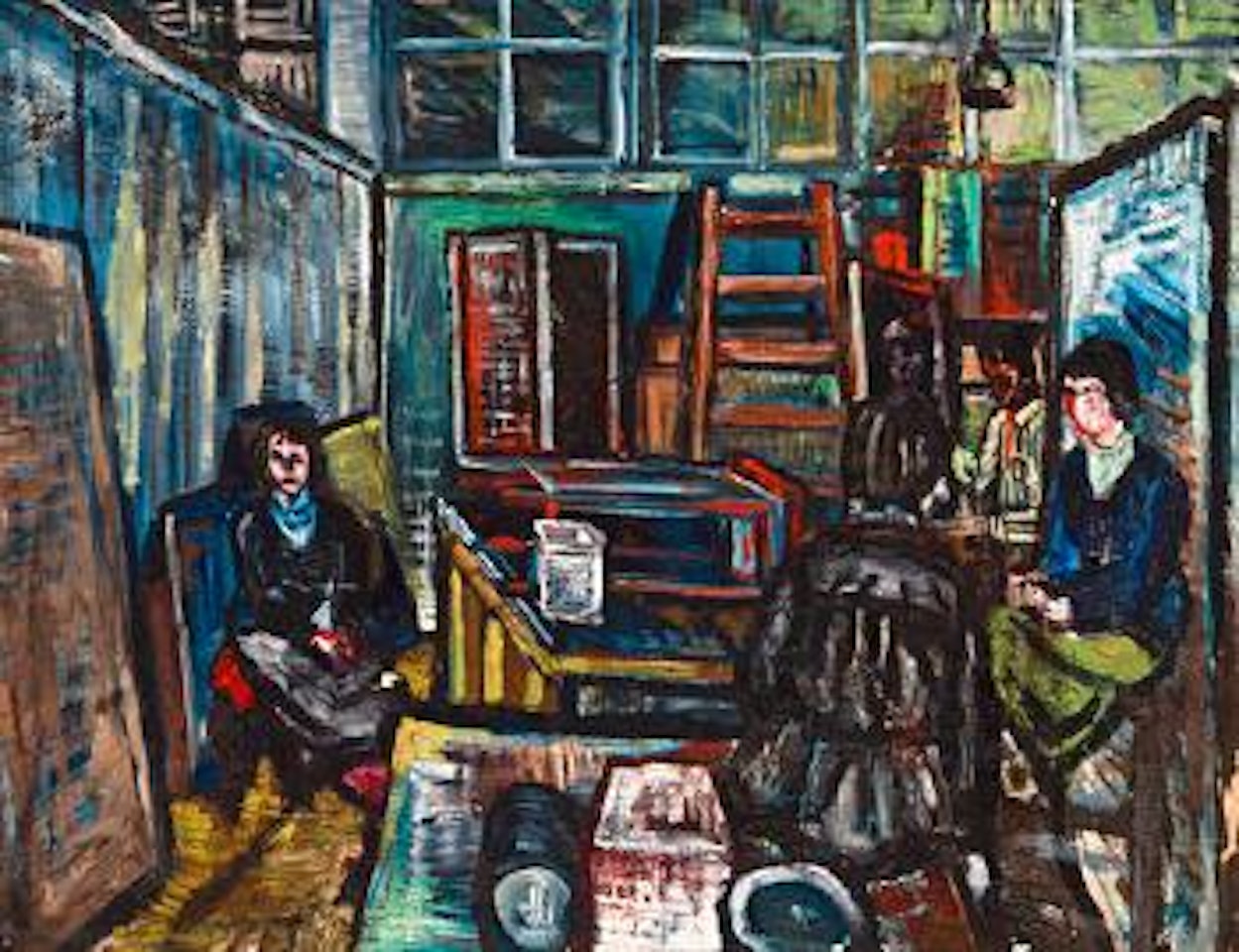 Interior R.C.A. by John Bratby