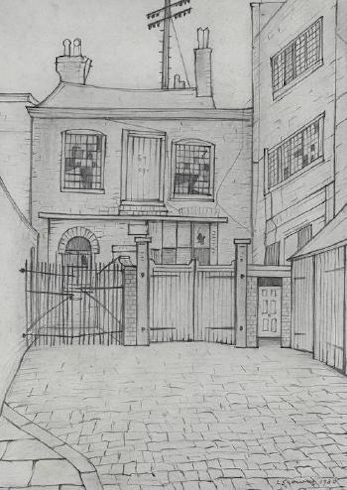 Crowther's Buildings, Ancoats, Manchester by Laurence Stephen Lowry
