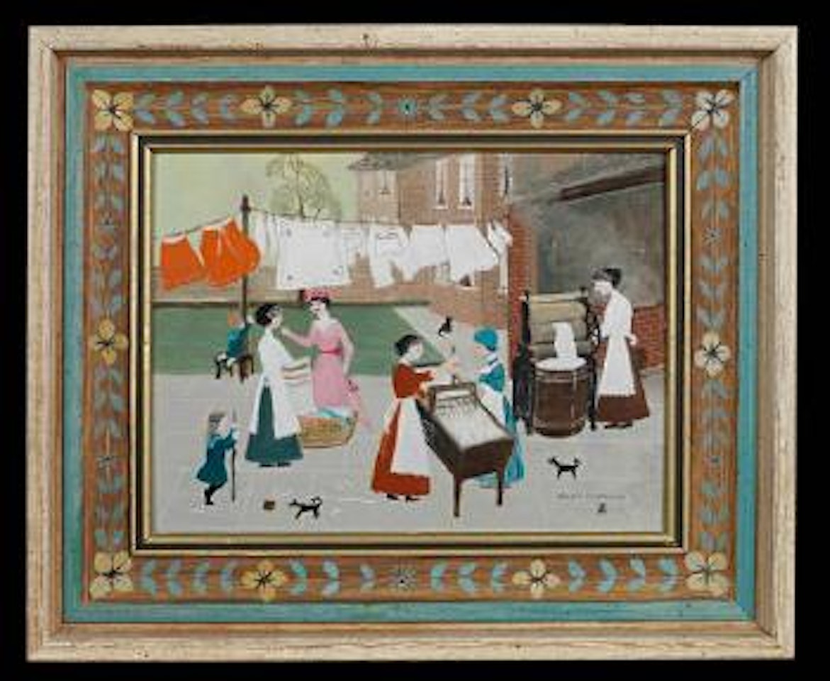 Washing Day was always on Monday by Helen Bradley