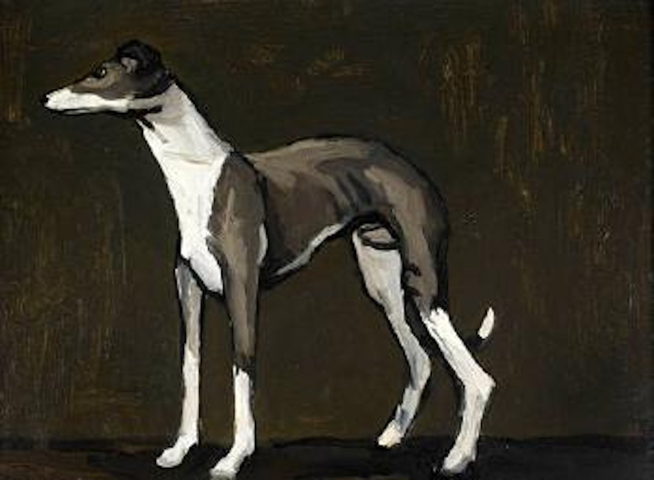 The Young Greyhound by Kyffin Williams