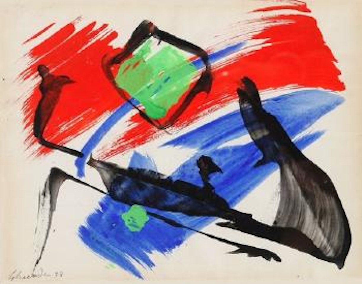 Composition abstraite by Gerard Schneider