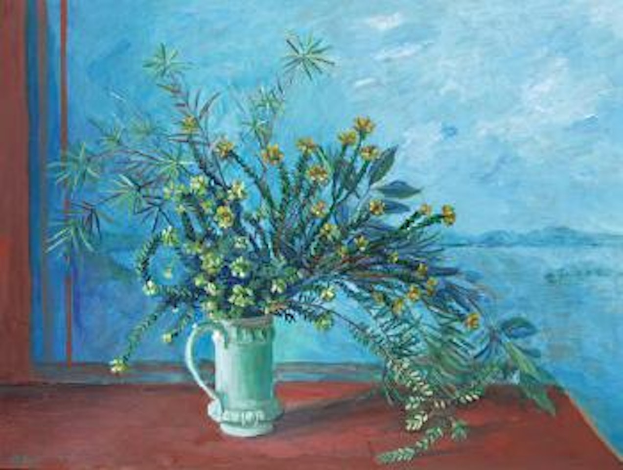 Native Flowers and Jug by Margaret Hannah Olley