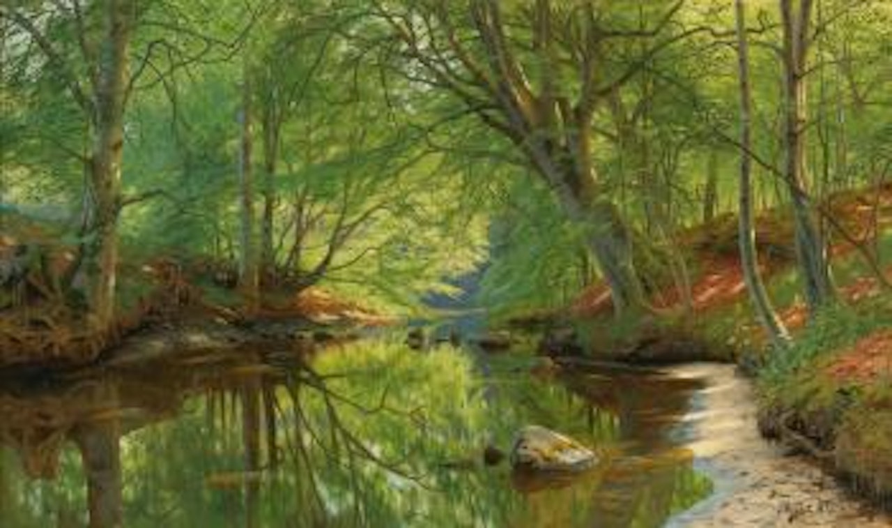 Forest Stream by Peder Mork Monsted