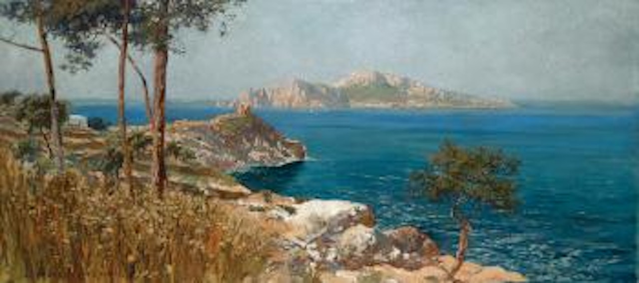 Capri From Sorrento by Carlo Brancaccio