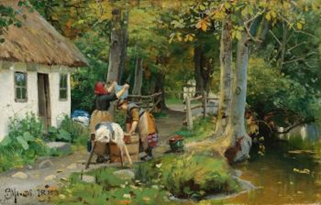 Washing Day by Peder Mork Monsted