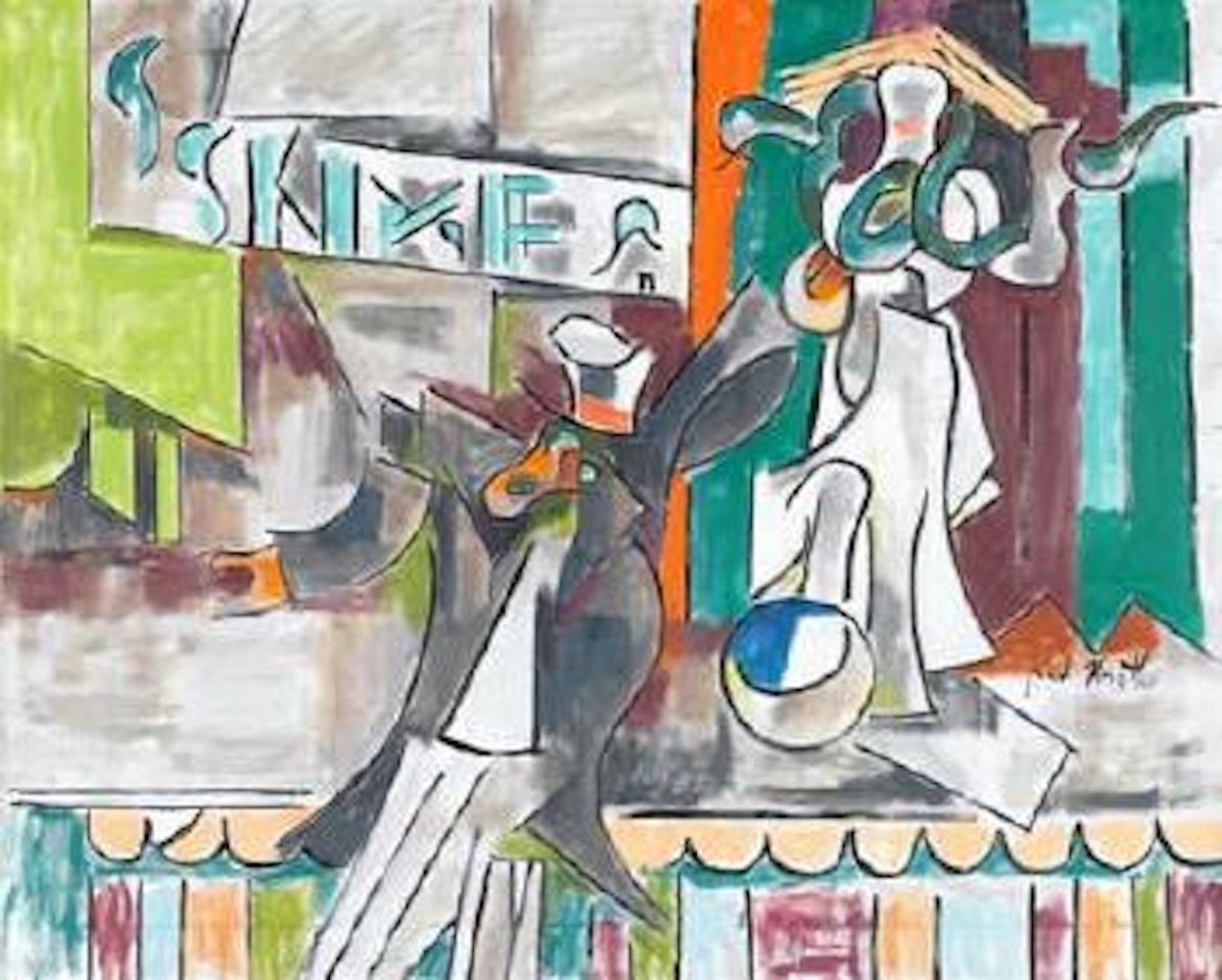 The barker by Karl Knaths
