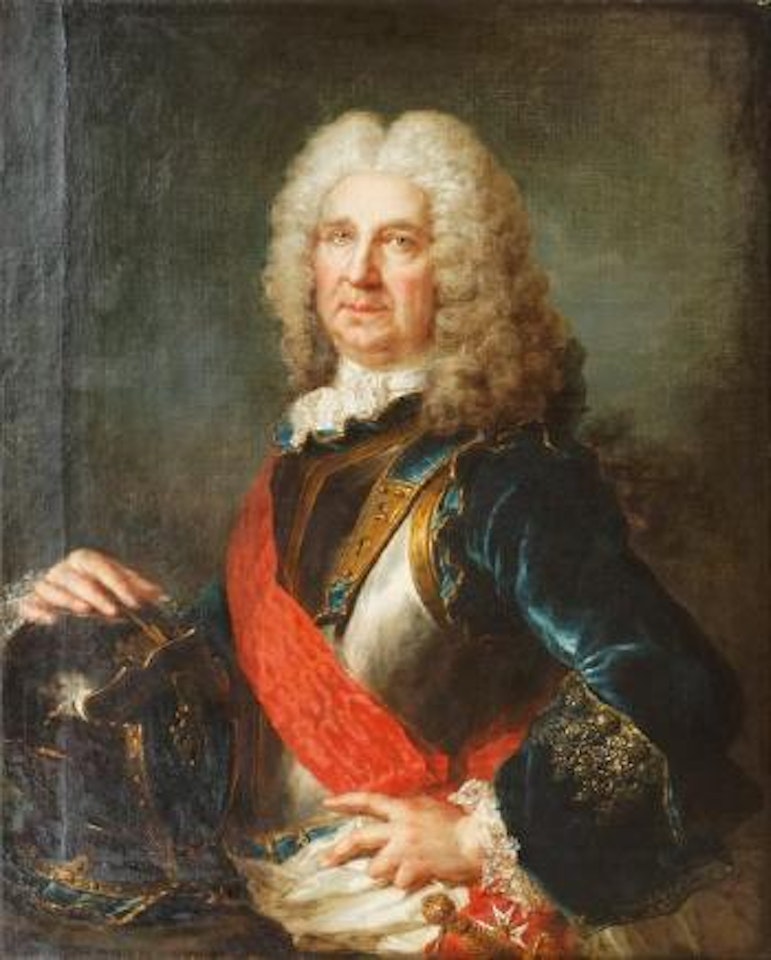 Portrait de François de Joubert de la Bastie (mort en 1727), Lieutenant Général des Armées du Roi, Grand-Croix de Saint-Louis by Jean-Baptiste Oudry