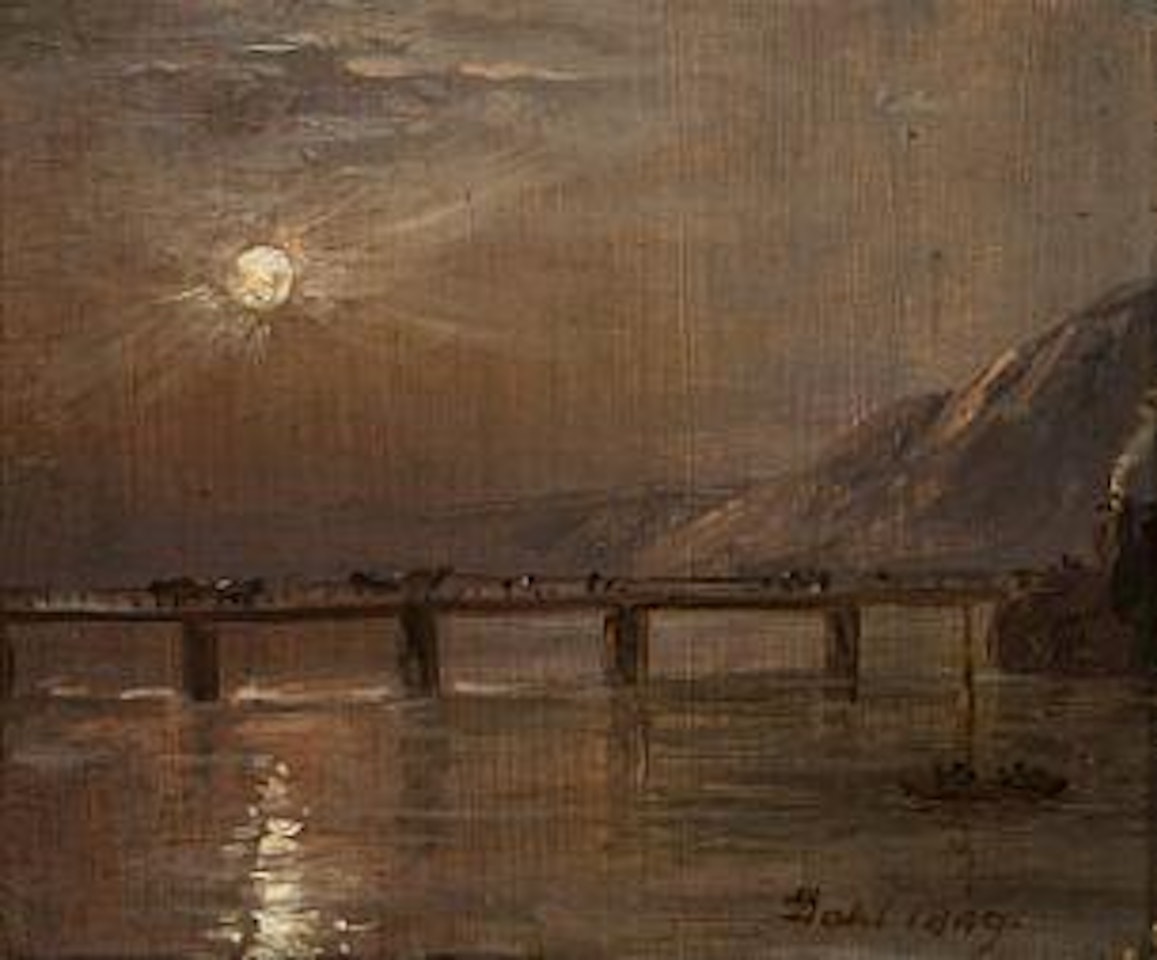 Nattstudie by Johan Christian Clausen Dahl