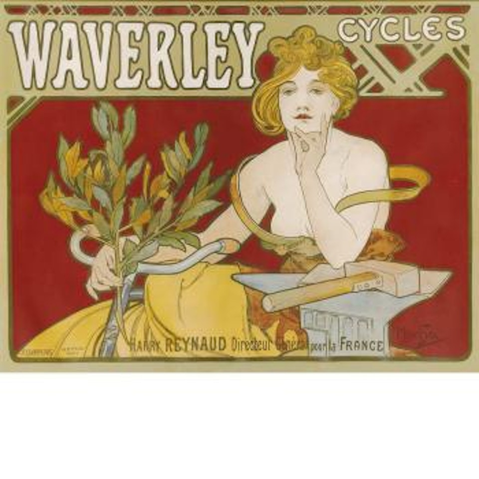 Waverly Cycles by Alphonse Mucha