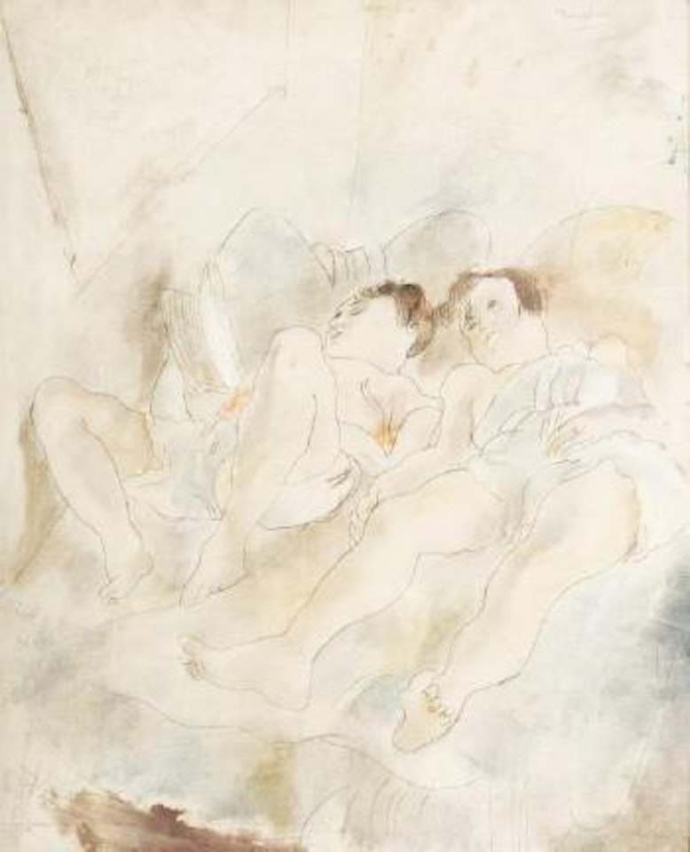 Geneviève et Loulou by Jules Pascin