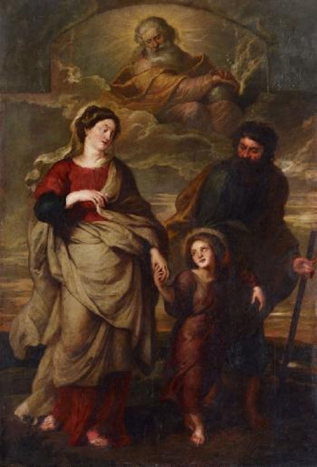 Die Rückkehr der Heiligen Familie aus Ägypten by Peter Paul Rubens