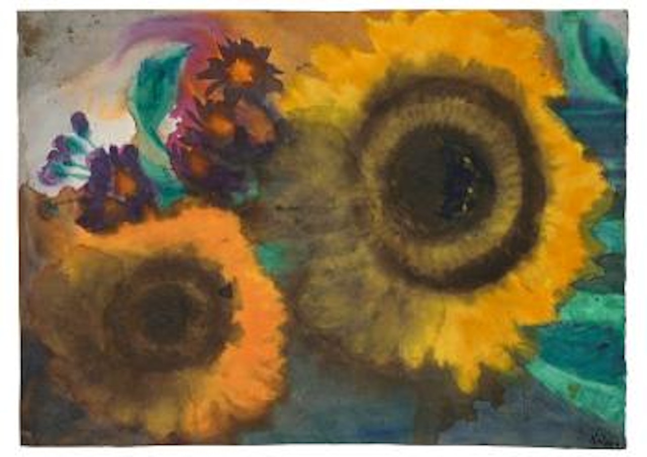 Sonnenblumen by Emil Nolde