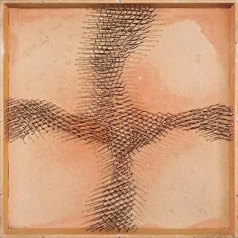 Greenbox III (Gewächsgarten) by Günther Uecker