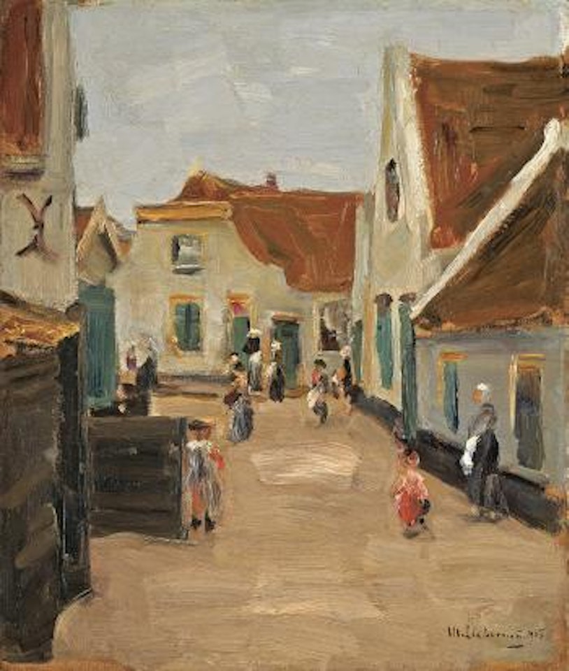 Dorfstrasse in Noordwijk by Max Liebermann