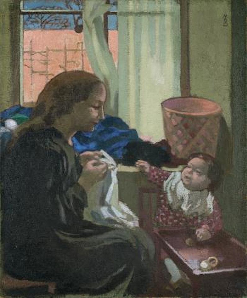 Intimité près de la fenêtre by Maurice Denis