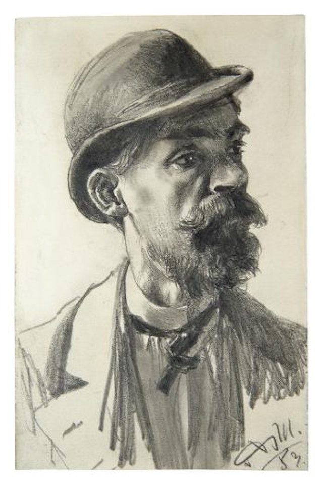Mann mit hut by Adolph Menzel