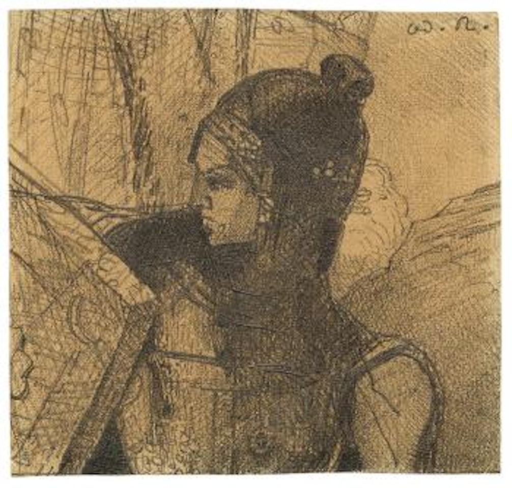 Le guerrier by Odilon Redon