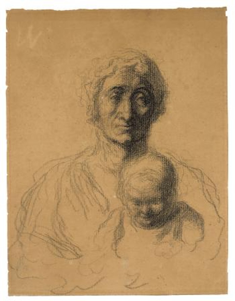 Mère et enfant by Honoré Daumier