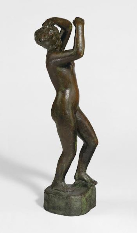 Frau mit erhobenen armen by Georg Kolbe