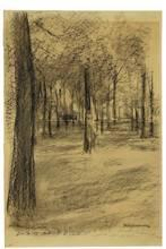 Der dorfplatz (brink) in Laren by Max Liebermann