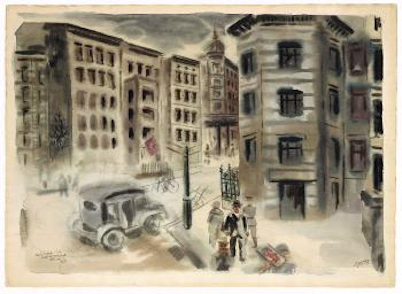 Berliner Strassenszene by George Grosz