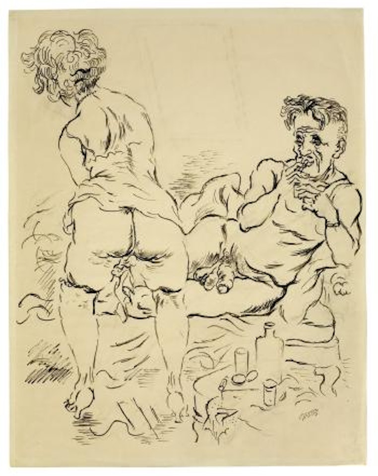 Ohne titel (paar) by George Grosz