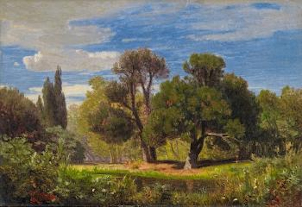 Italienische Landschaft by Oswald Achenbach